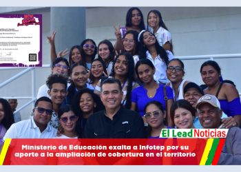 Ministerio de Educación exalta a Infotep por su aporte a la ampliación de cobertura en el territorio