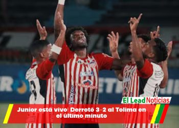 Junior está vivo! Derrotó 3-2 al Tolima en el último minuto