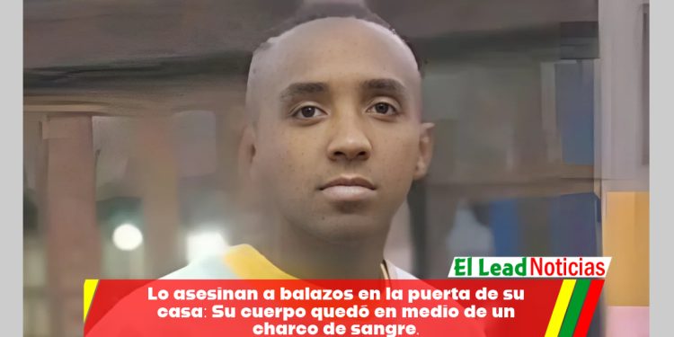 Lo asesinan a balazos en la puerta de su casa: Su cuerpo quedó en medio de un charco de sangre.
