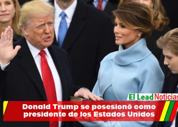 Donald Trump se posesionó como presidente de los Estados Unidos