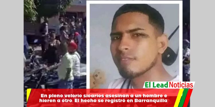 En pleno velorio sicarios asesinan a un hombre e hieren a otro. El hecho se registró en Barranquilla.
