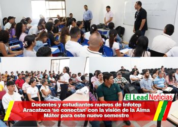 Docentes y estudiantes nuevos de Infotep Aracataca ‘se conectan’ con la visión de la Alma Máter para este nuevo semestre