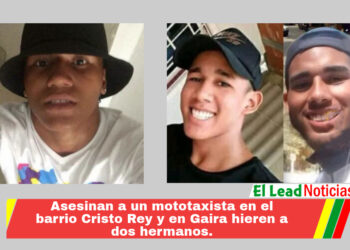 Asesinan a un mototaxista en el barrio Cristo Rey y en Gaira hieren a dos hermanos.