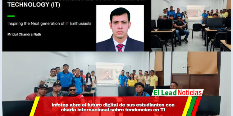 Infotep abre el futuro digital de sus estudiantes con charla internacional sobre tendencias en TI