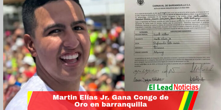 Martin Elías Jr. Gana Congo de Oro en barranquilla