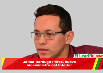 Jaime Berdugo Pérez, nuevo viceministro del Interior