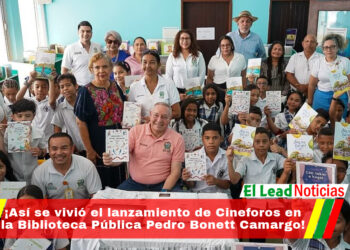 ¡Así se vivió el lanzamiento de Cineforos en la Biblioteca Pública Pedro Bonett Camargo!
