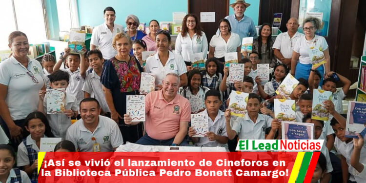 ¡Así se vivió el lanzamiento de Cineforos en la Biblioteca Pública Pedro Bonett Camargo!