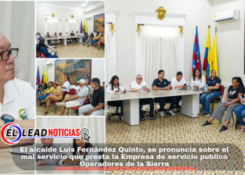 El alcalde Luis Fernández Quinto, se pronuncia sobre el mal servicio que presta la Empresa de servicio publico Operadores de la Sierra