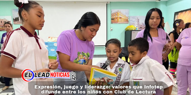 Expresión, juego y liderazgo: valores que Infotep difunde entre los niños con Club de Lectura
