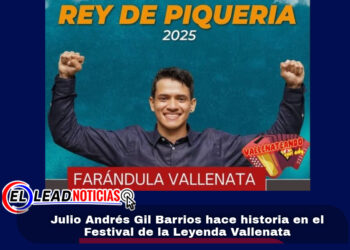 Julio Andrés Gil Barrios hace historia en el Festival de la Leyenda Vallenata
