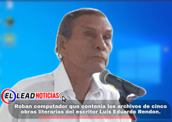 Roban computador que contenía los archivos de cinco obras literarias del escritor Luis Eduardo Rendon.
