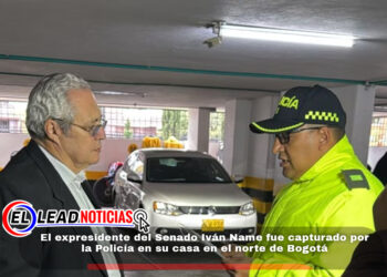 El expresidente del Senado Iván Name fue capturado por la Policía en su casa en el norte de Bogotá