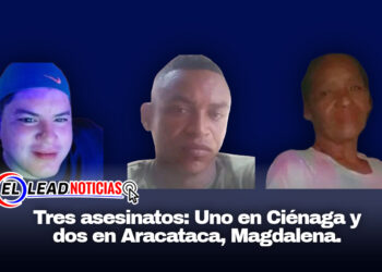 Tres asesinatos: Uno en Ciénaga y dos en Aracataca, Magdalena.