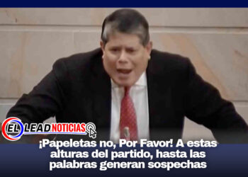 ¡Papeletas no, Por Favor! A estas alturas del partido, hasta las palabras generan sospechas