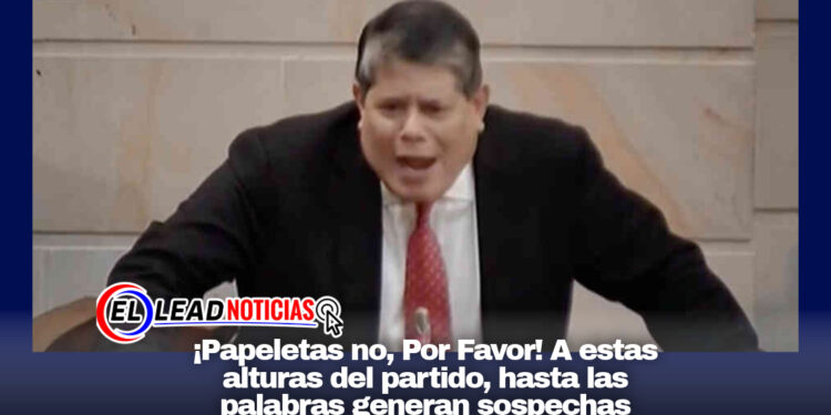 ¡Papeletas no, Por Favor! A estas alturas del partido, hasta las palabras generan sospechas