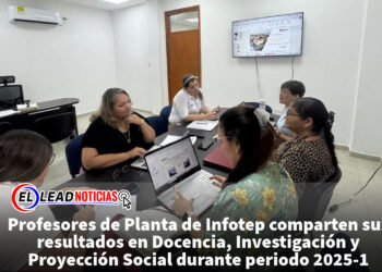 Profesores de Planta de Infotep comparten sus resultados en Docencia, Investigación y Proyección Social durante periodo 2025 -1