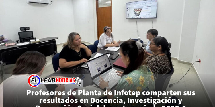 Profesores de Planta de Infotep comparten sus resultados en Docencia, Investigación y Proyección Social durante periodo 2025 -1