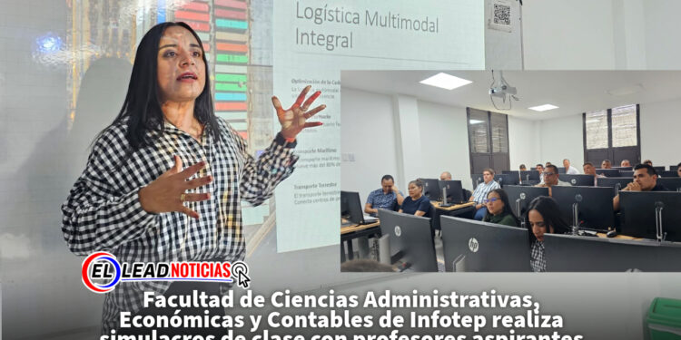 Facultad de Ciencias Administrativas, Económicas y Contables de Infotep realiza simulacros de clase con profesores aspirantes