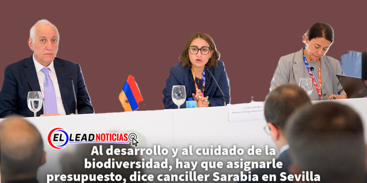 Al desarrollo y al cuidado de la biodiversidad, hay que asignarle presupuesto, dice canciller Sarabia en Sevilla