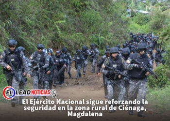 El Ejército Nacional sigue reforzando la seguridad en la zona rural de Ciénaga, Magdalena