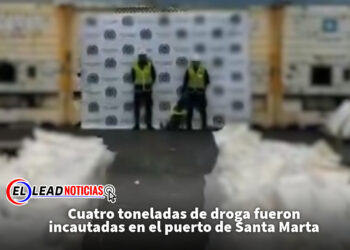 Cuatro toneladas de droga fueron incautadas en el puerto de Santa Marta