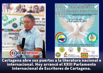 Cartagena abre sus puertas a la literatura nacional e internacional. Hoy arrancó el XXIII Parlamento Internacional de Escritores de Cartagena.