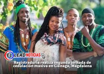 Registraduría realiza segunda jornada de cedulación masiva en Ciénaga, Magdalena