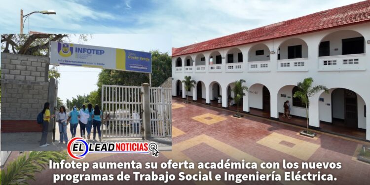 Infotep aumenta su oferta académica con los nuevos programas de Trabajo Social e Ingeniería Eléctrica.