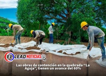 Las obras de contención en la quebrada “La Aguja”, tienen un avance del 60%