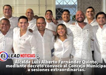 Alcalde Luis Alberto Fernández Quinto, mediante decreto convocó al Concejo Municipal a sesiones extraordinarias.