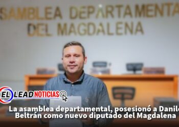 La asamblea departamental, posesionó a Danilo Beltrán como nuevo diputado del Magdalena