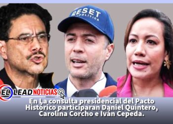 En La consulta presidencial del Pacto Histórico participaran Daniel Quintero, Carolina Corcho e Iván Cepeda. 