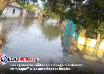 Los aguaceros caídos en Ciénaga mantienen en “Jaque” a las autoridades locales.