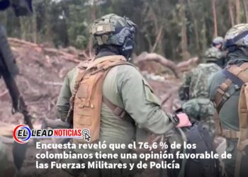 Encuesta reveló que el 76,6 % de los colombianos tiene una opinión favorable de las Fuerzas Militares y de Policía