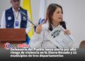Defensoría del Pueblo lanza alerta por alto riesgo de violencia en la Sierra Nevada y 21 municipios de tres departamentos