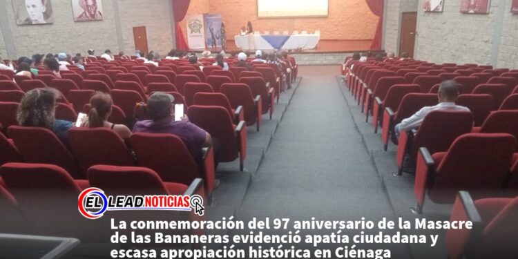 La conmemoración del 97 aniversario de la Masacre de las Bananeras evidenció apatía ciudadana y escasa apropiación histórica en Ciénaga