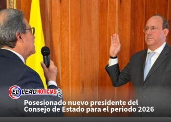 Posesionado nuevo presidente del Consejo de Estado para el periodo 2026