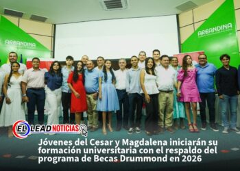 Jóvenes del Cesar y Magdalena iniciarán su formación universitaria con el respaldo del programa de Becas Drummond en 2026