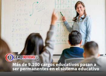 Más de 9.200 cargos educativos pasan a ser permanentes en el sistema educativo
