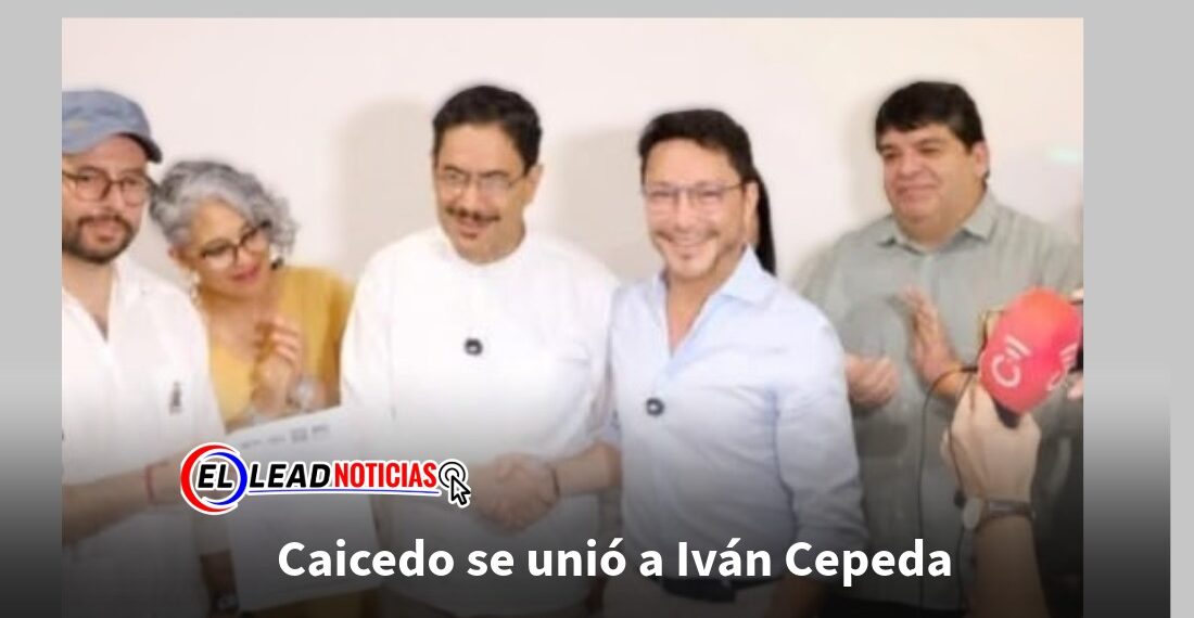 Caicedo se unió a Iván Cepeda