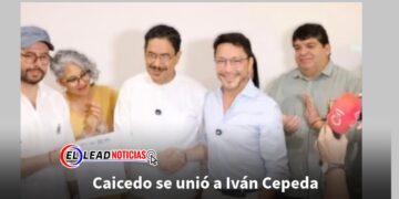 Caicedo se unió a Iván Cepeda