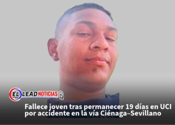 Fallece joven tras permanecer 19 días en UCI por accidente en la vía Ciénaga–Sevillano