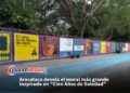 Aracataca devela el mural más grande inspirado en “Cien Años de Soledad”