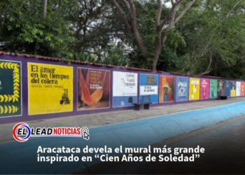 Aracataca devela el mural más grande inspirado en “Cien Años de Soledad”