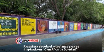 Aracataca devela el mural más grande inspirado en “Cien Años de Soledad”