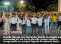 Alcalde Ciénaga Luis Fernández Quinto le cumplió a la comunidad del sur con la obra de reconstrucción e inauguración del parque Sagrado Corazón de Jesús.