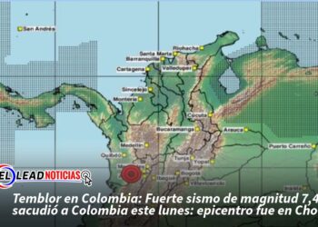 Temblor en Colombia: Fuerte sismo de magnitud 7,4 sacudió a Colombia este lunes: epicentro fue en Chocó