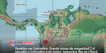 Temblor en Colombia: Fuerte sismo de magnitud 7,4 sacudió a Colombia este lunes: epicentro fue en Chocó
