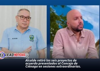 Alcalde retiró los seis proyectos de acuerdo presentados al Concejo de Ciénaga en sesiones extraordinarias.